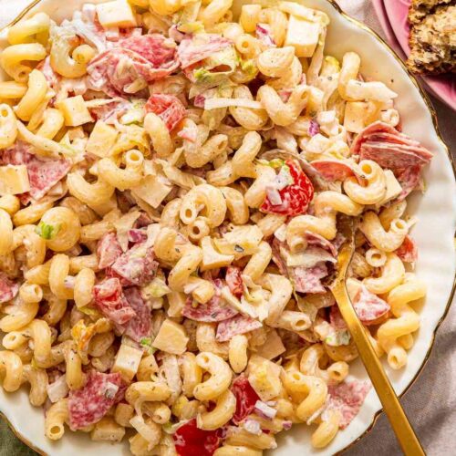 Easy Italian Grinder Pasta Salad Recipe