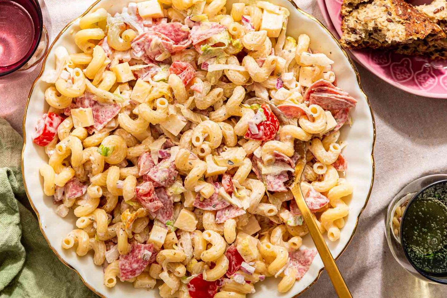 Easy Italian Grinder Pasta Salad Recipe