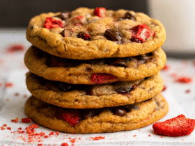 Strawberry Chocolate Chip Cookies