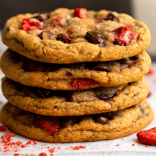 Strawberry Chocolate Chip Cookies