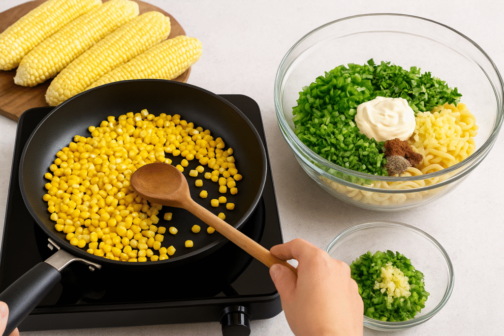 Street Corn Pasta Salad Recipe