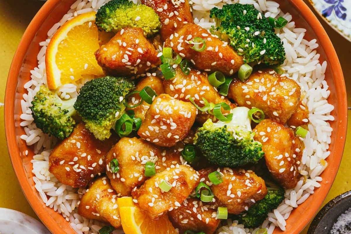Air Fryer Orange Chicken