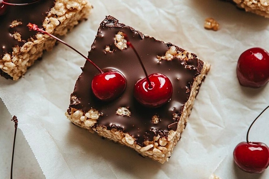 Chocolate Covered Cherry Bars Recipe