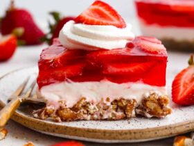 Strawberry Pretzel Salad in a Bowl