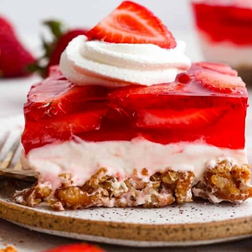 Strawberry Pretzel Salad in a Bowl