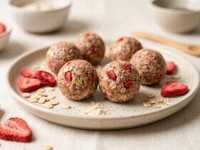 Strawberry Protein Energy Bites Recipe