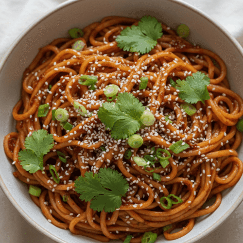 Spicy Chili Garlic Noodles Recipe