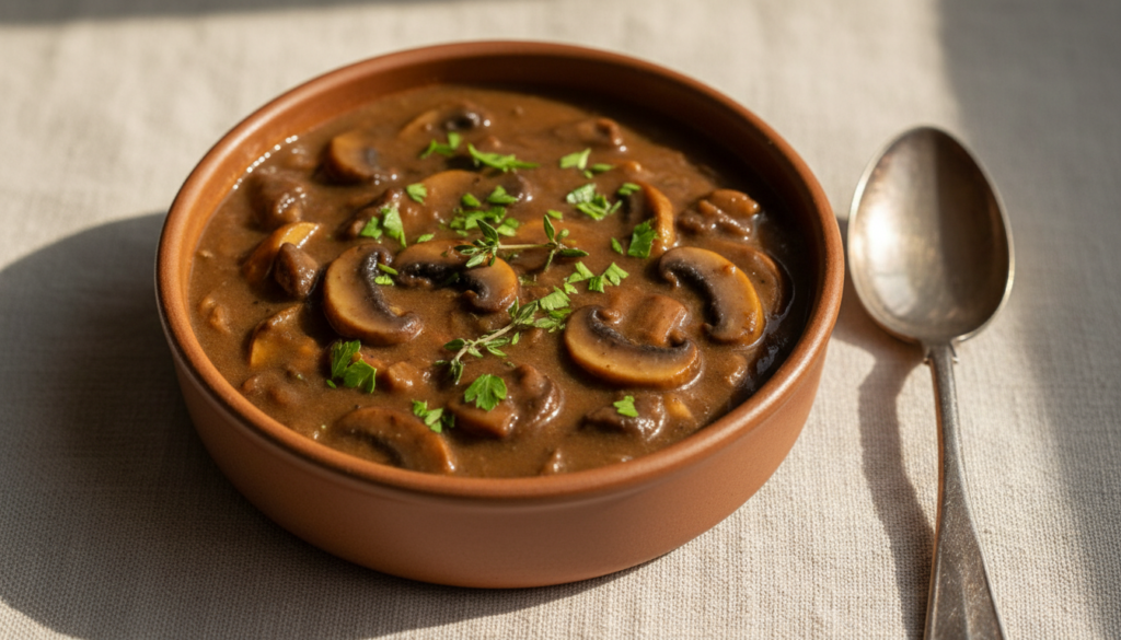 Vegan Mushroom Gravy Recipe