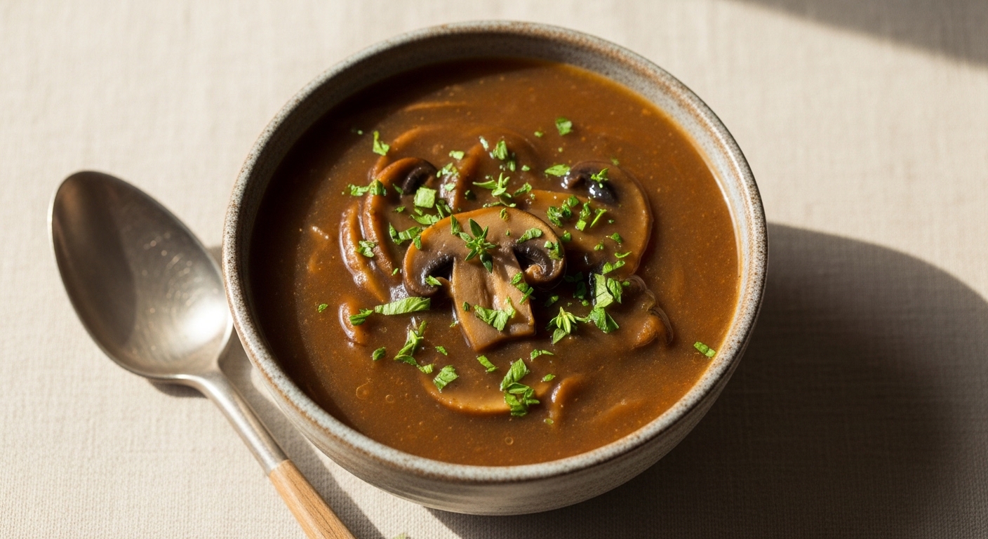 Vegan Mushroom Gravy Recipe