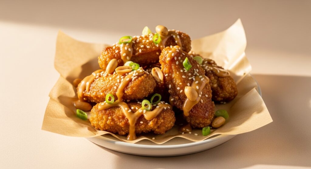 Vegan Peanut Cauliflower Wings Recipe