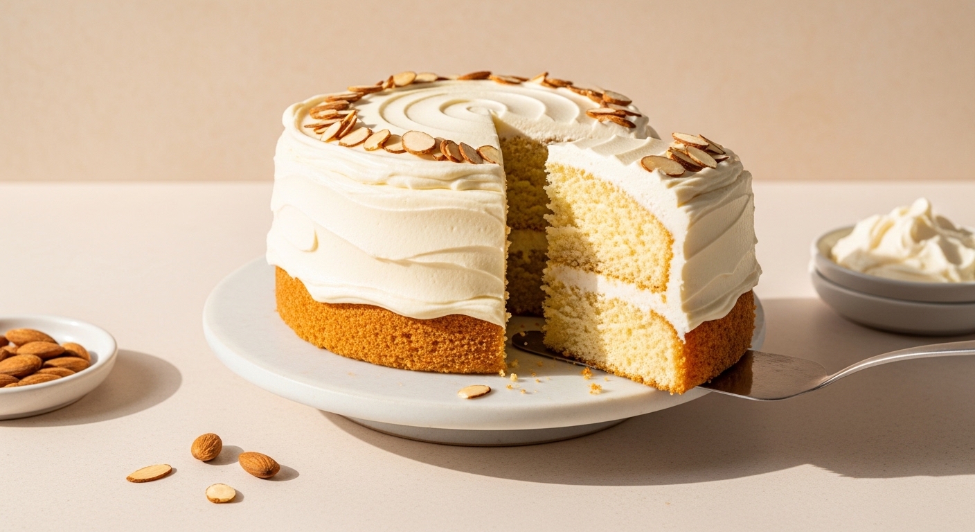 Almond Flour Vanilla Cake Recipe