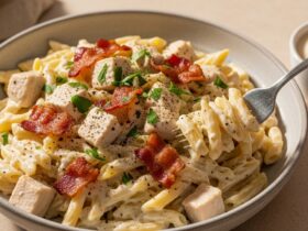 Creamy Chicken Bacon Ranch Pasta Recipe