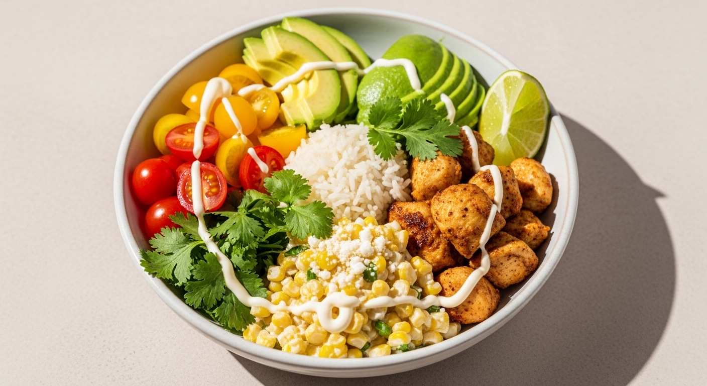 Street Corn Chicken Bowl Recipe