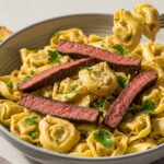 Garlic Steak Tortellini Recipe