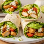 Low Carb Garlic Chicken Wraps Recipe