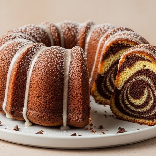 Gluten Free Marble Bundt Cake Recipe