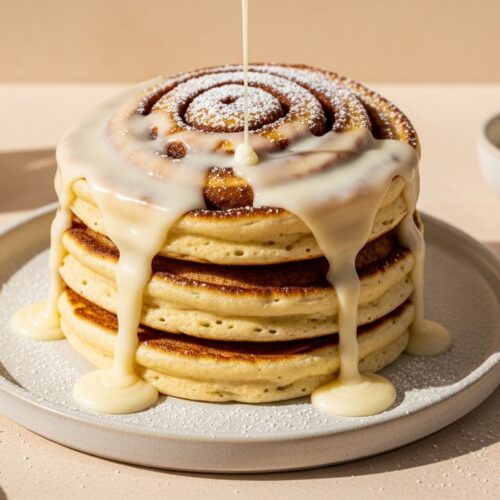 Cinnamon Roll Pancakes Recipe