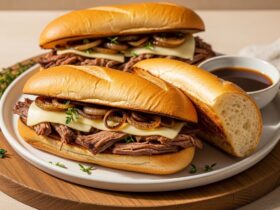 Crockpot French Dip Sandwiches Recipe