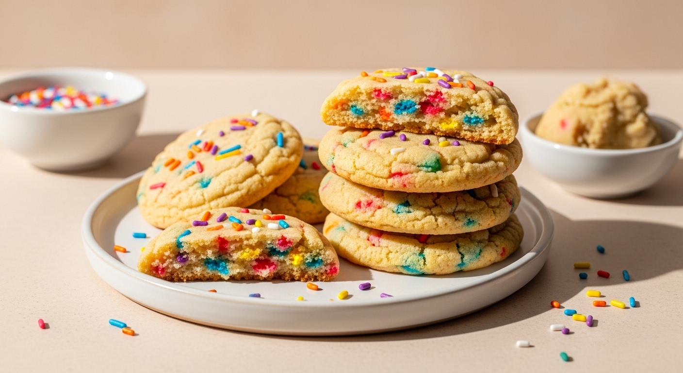 Vegan Funfetti Sugar Cookies Recipe