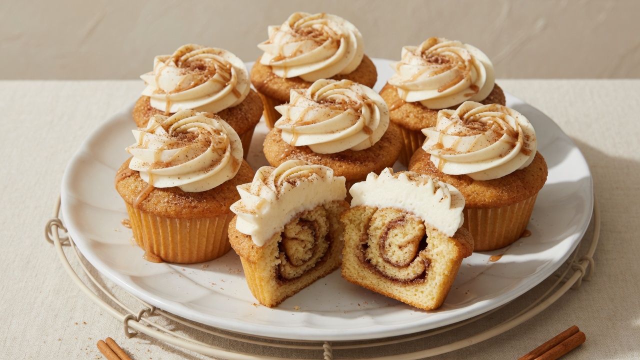 Cinnamon Roll Cupcakes Recipe