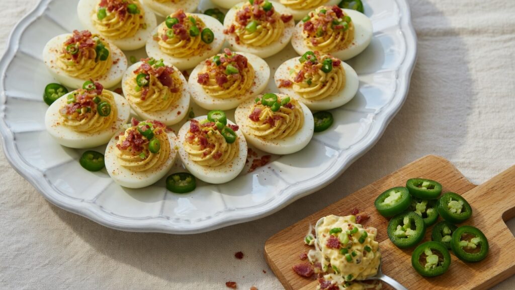   Jalapeno Popper Deviled Eggs Recipe