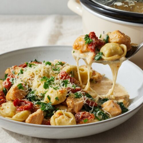 Crockpot Chicken Tortellini Recipe