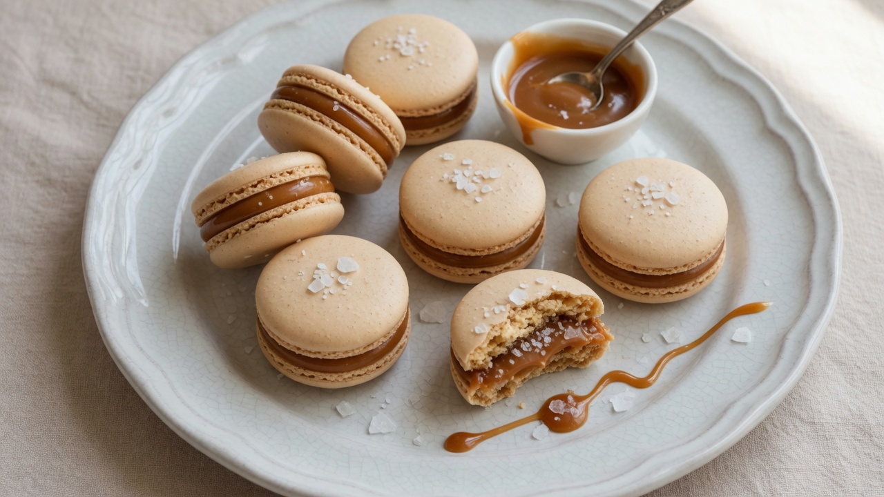 Easy Salted Caramel Macarons Recipe