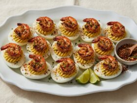Jerk Shrimp Deviled Eggs Recipe