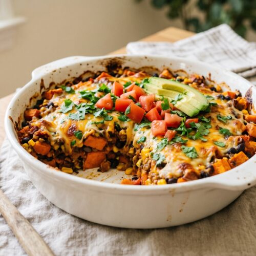 Sweet Potato Black Bean Casserole Recipe