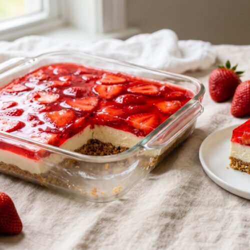 Classic Strawberry Pretzel Salad Recipe
