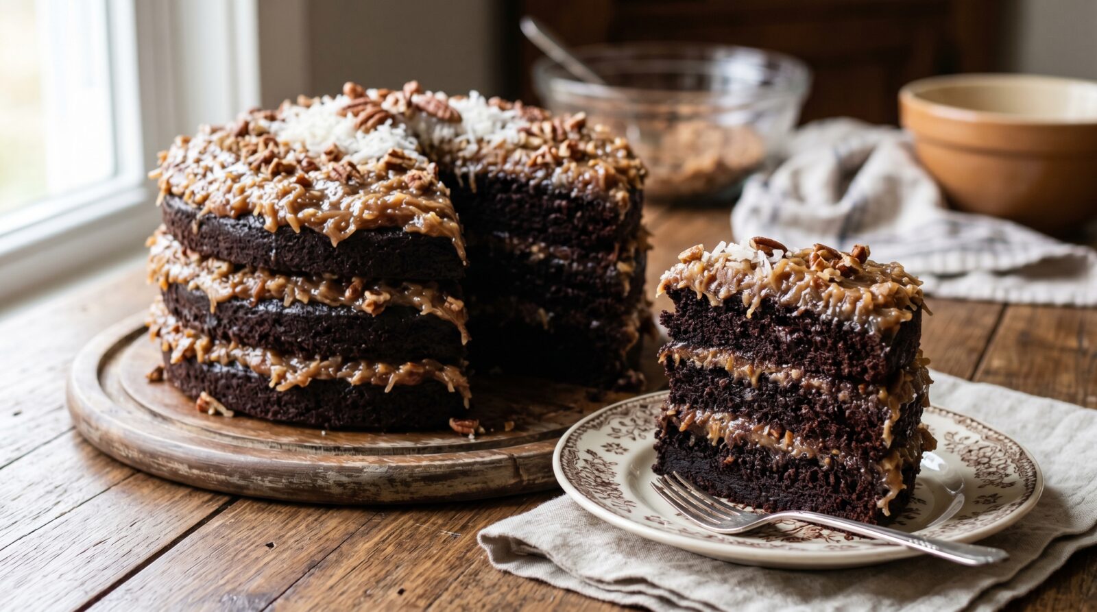 Dark German Chocolate Cake Recipe