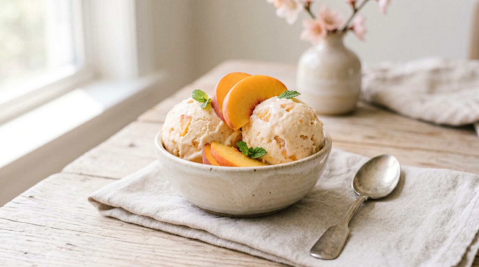 Ina Garten Peach Ice Cream Recipe