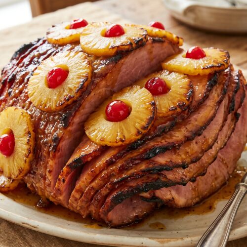 Pineapple Honey Glazed Ham Recipe