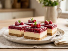 Raspberry Cream Cheese Squares Recipe