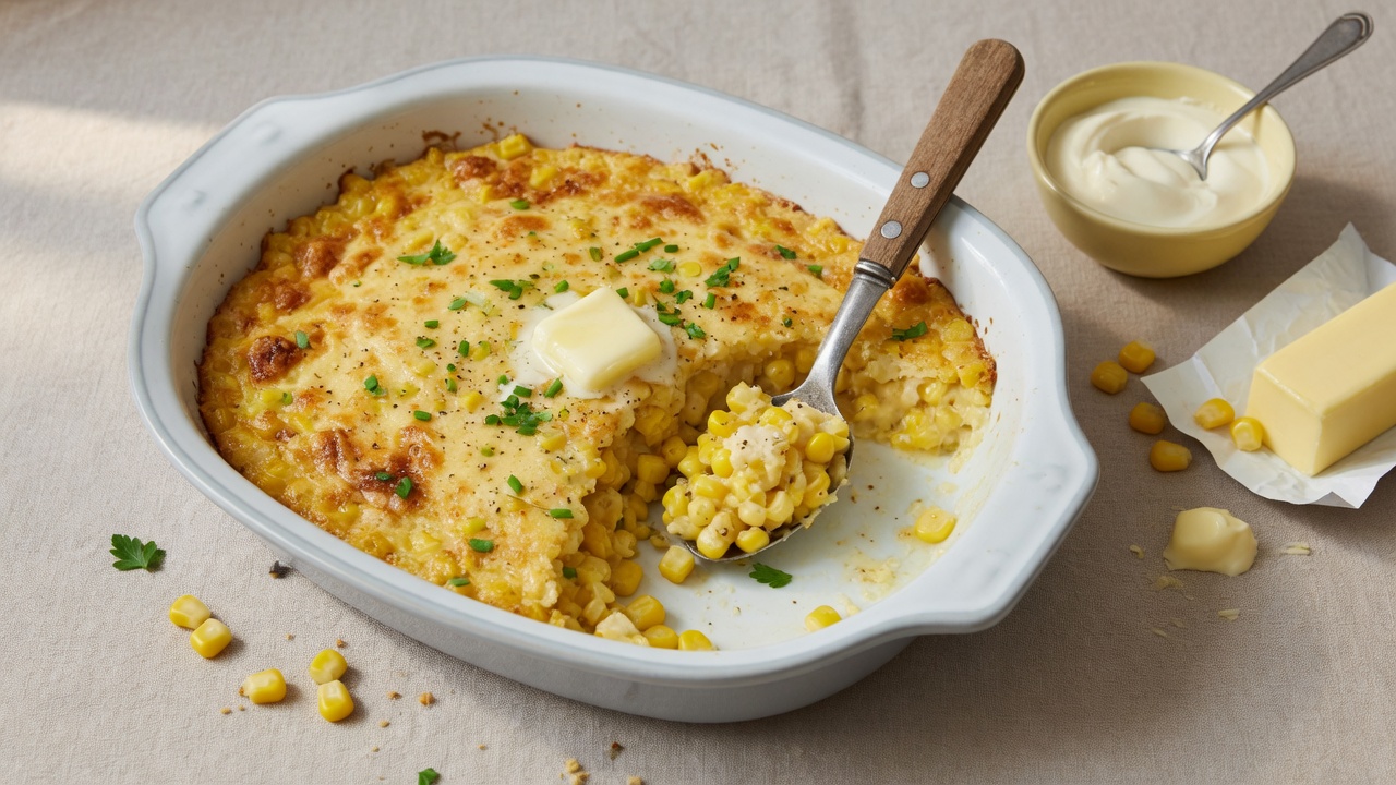 Scalloped Corn Casserole Recipe