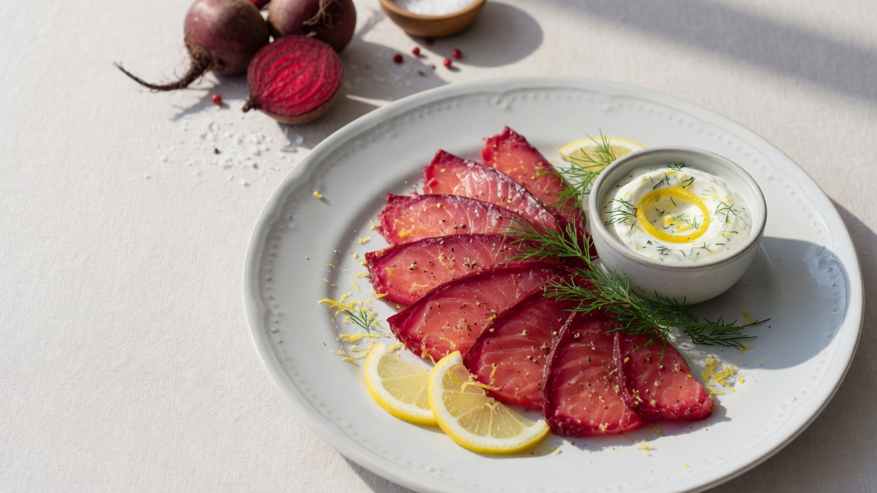 Gordon Ramsay Beetroot Cured Salmon Recipe