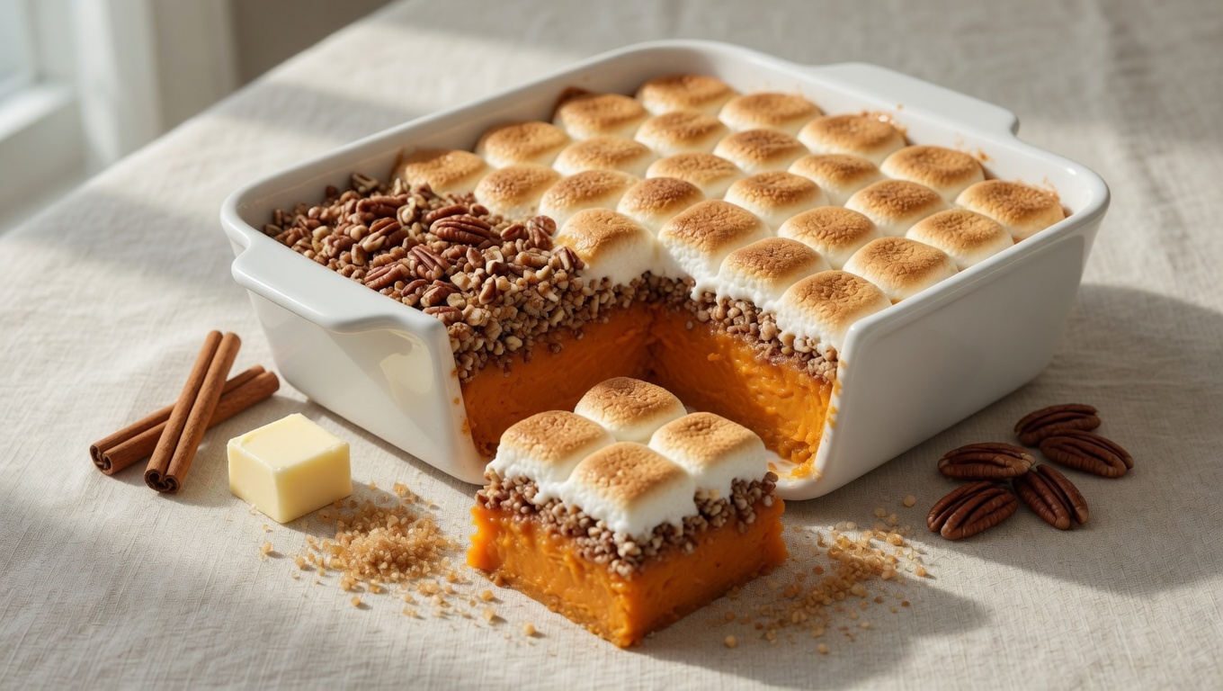 Sweet Potato Casserole with Canned Yams Recipe