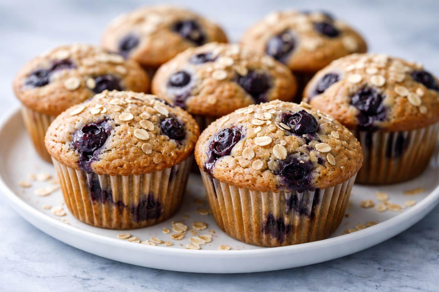 Blueberry Oat Muffins Recipe