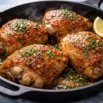 Bobby Flay's Skillet Chicken Thighs Recipe