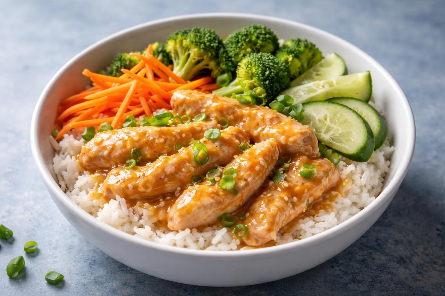 Coconut Chicken Rice Bowl Recipe