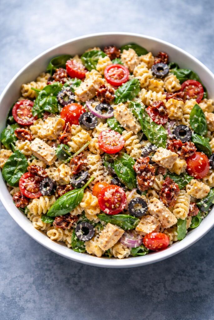 Creamy Tuscan Pasta Salad Recipe