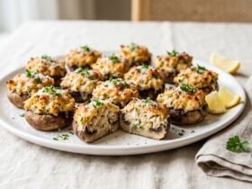 Ruth's Chris Crab Stuffed Mushrooms Recipe