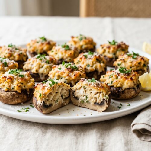 Ruth's Chris Crab Stuffed Mushrooms Recipe