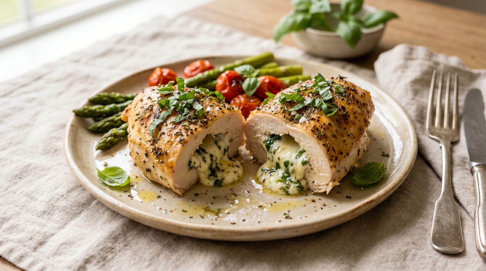 Ina Garten Chicken Goat Cheese Basil Recipe