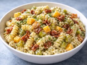Dill Pickle Bacon Pasta Salad Recipe
