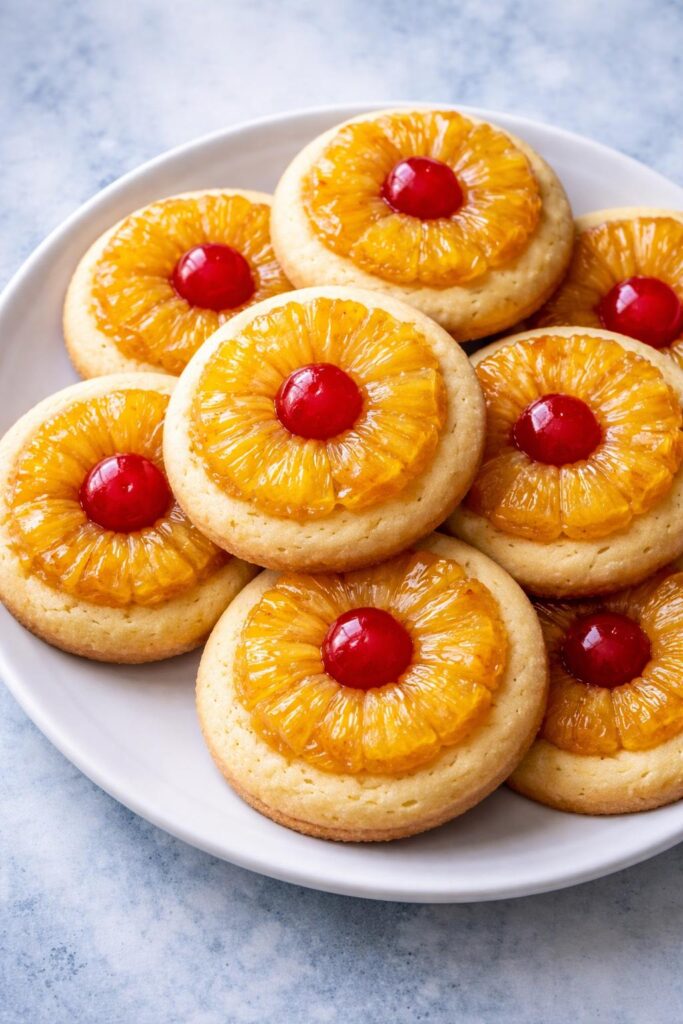 Pineapple Upside Down Sugar Cookies Recipe
