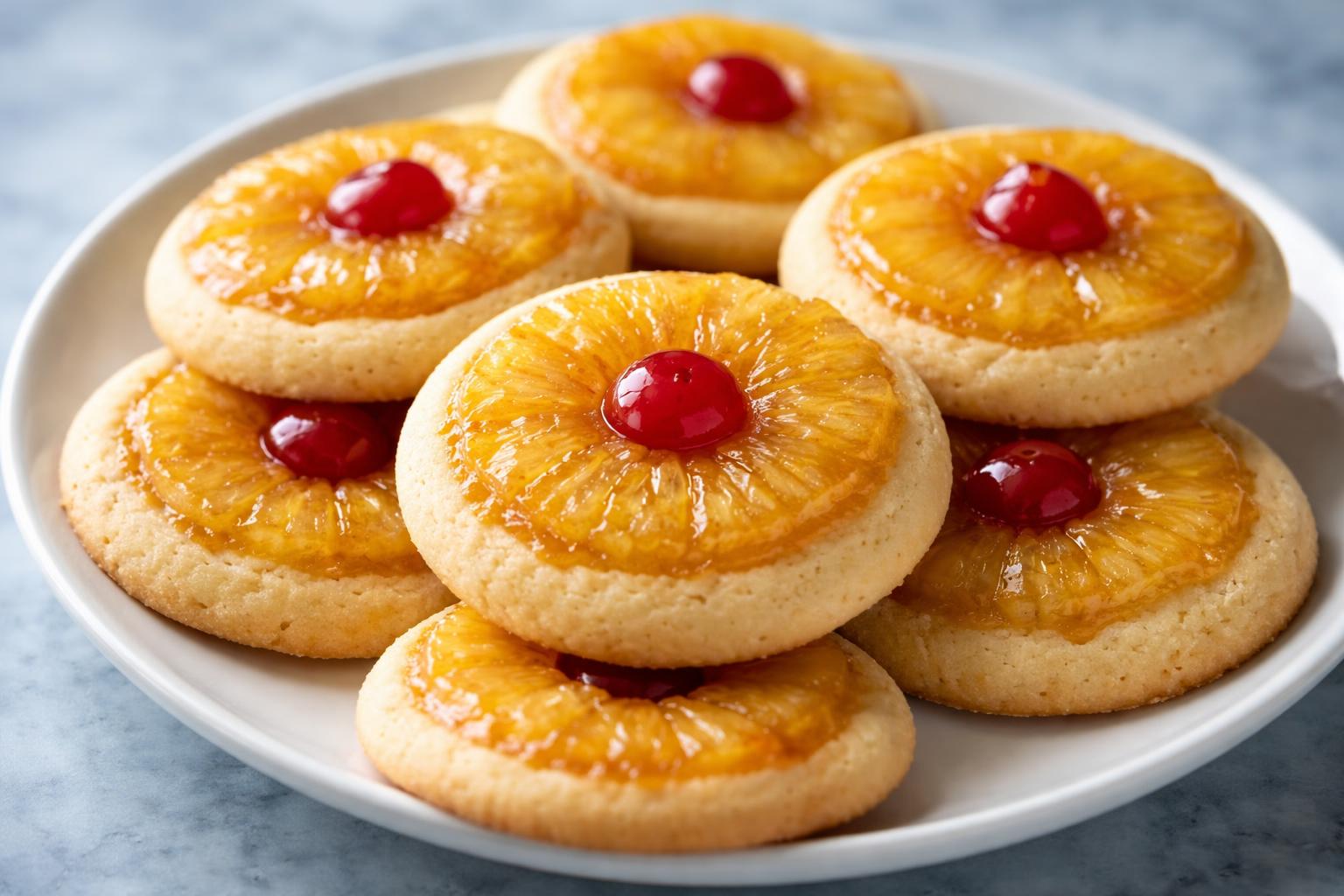 Pineapple Upside Down Sugar Cookies Recipe