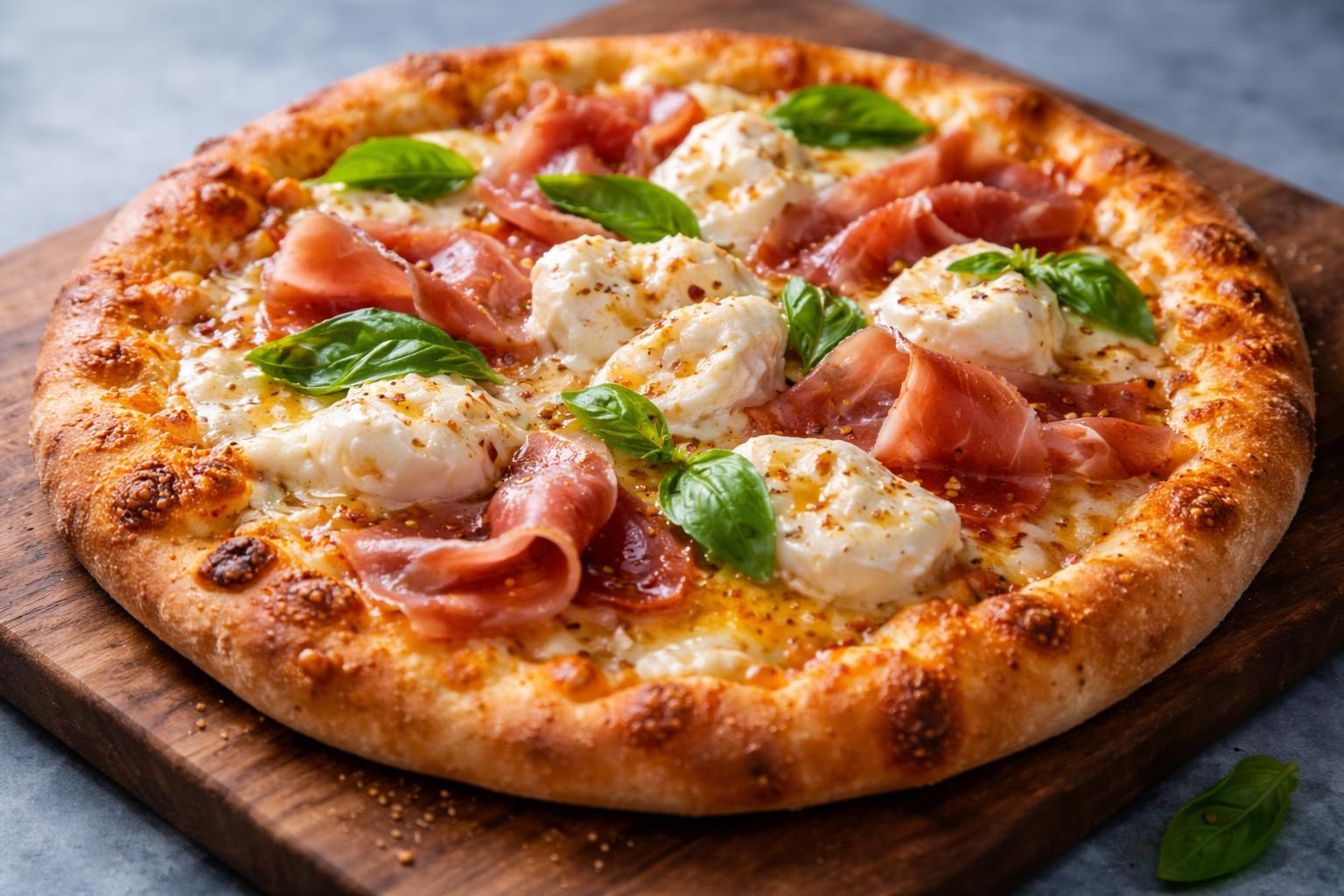 Prosciutto Honey Burrata Pizza Recipe