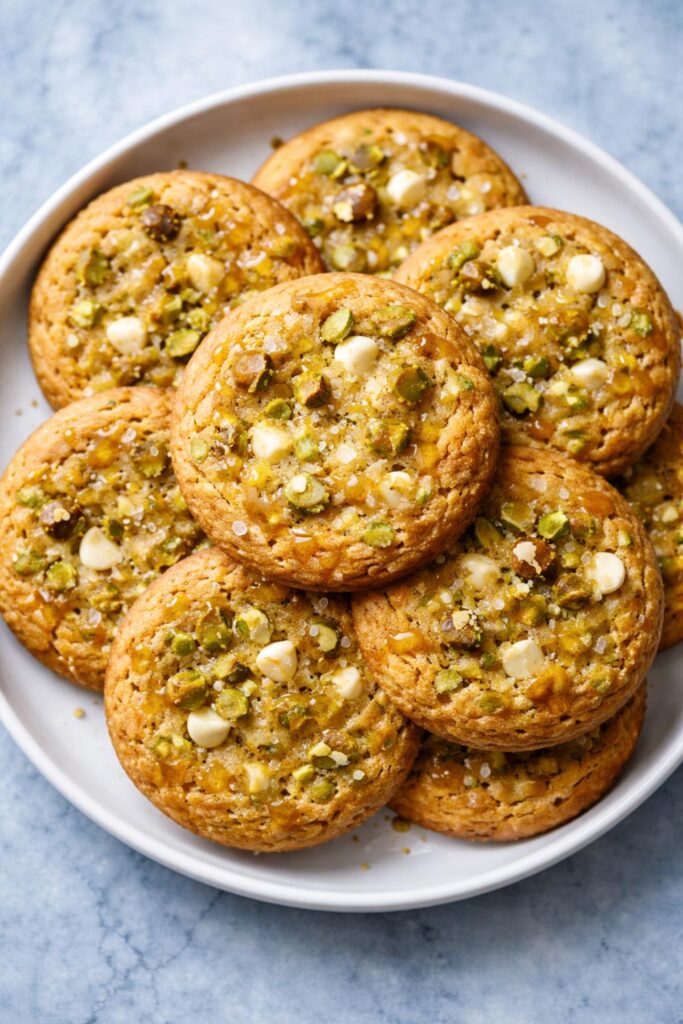 Salted Honey Pistachio Cookies Recipe