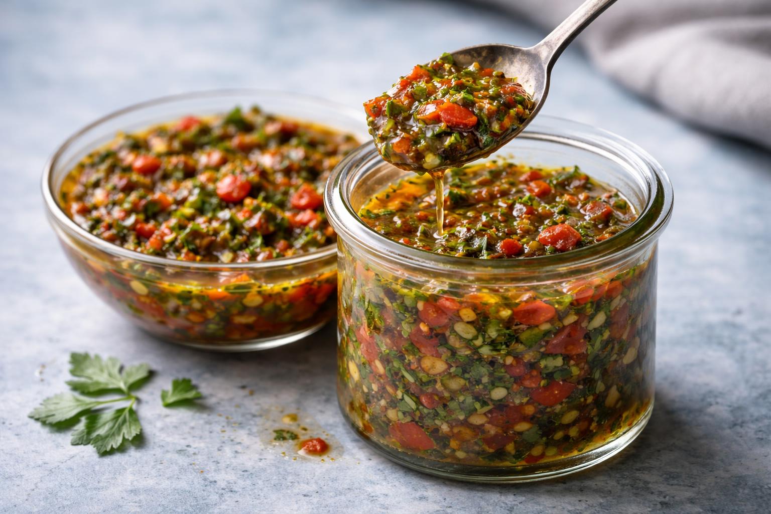Smoky Red Chimichurri Sauce Recipe